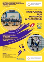 Plakat finałowego turnieju Pucharu ZPRP młodzików
